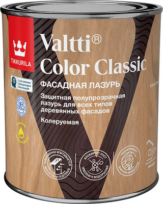 

Лазурь для древесины, Valtti Color Classic EC