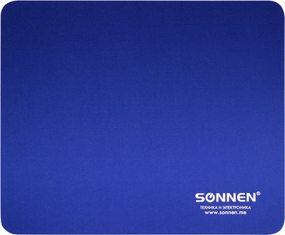Коврик для мыши Sonnen 220x180x3мм (синий) -