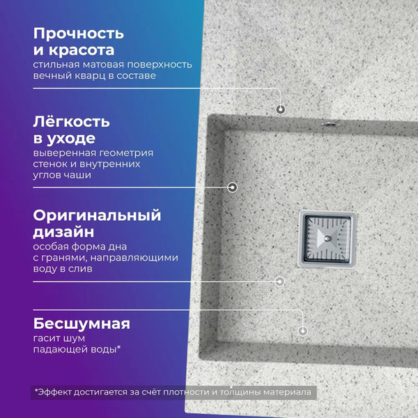 Купить Мойка кухонная Polygran Blade 780 в Борисове