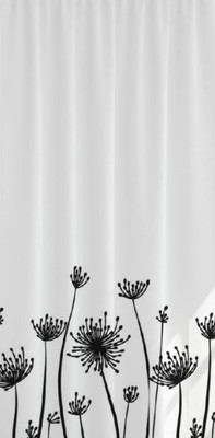 Шторка-занавеска для ванны Perfecto Linea Harmony / 36-118113 (цветочные тени) - 