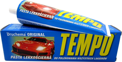 Полироль для кузова Druchema Tempo Original для старых автомобилей (120г, синий) - 