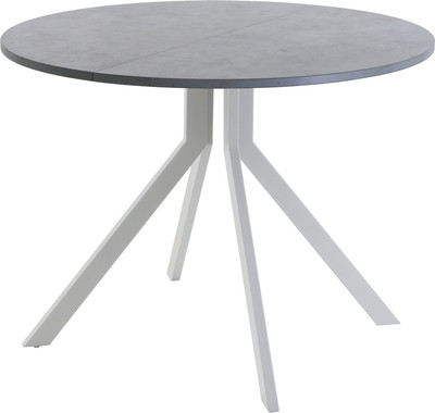 Обеденный стол AMC Elite Е18(800) D1 (серебро/бетон чикаго светло-серый) -