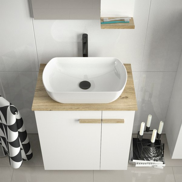 Купить Тумба с умывальником Lauter Adri 59 + 21674A в Солигорске