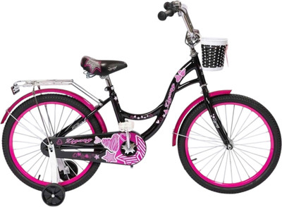 Детский велосипед ZigZag Girl / ZG-1835 (черный/малиновый, разобранный, в коробке) -