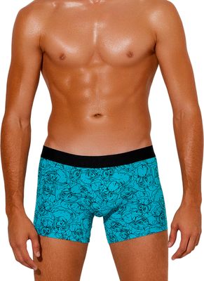 Трусы мужские Mark Formelle 411221 (р.102-112, девушки на темно-лазурном-1) -