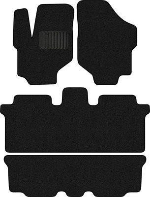 Комплект ковриков для авто Alicosta 1742_1_PR-6 для Hyundai Trajet минивэн/АКПП +3 ряд 2004-2008 (ворс, черный) - 