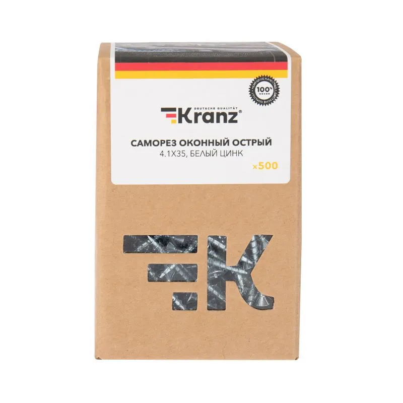 Саморез Kranz Оконный острый 4.1х35 / KR-01-3721-004 (500шт) — фото 5