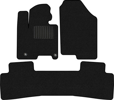 Комплект ковриков для авто Alicosta 1731_1_PR-6 для Hyundai Tucson IV SUV/NX4 2020-н.в.+задний ряд (ворс, черный) - 