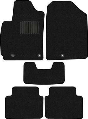 Комплект ковриков для авто Alicosta 2304_1_PR-6 для Hyundai Veloster JS II хэтчбэк/JSN 2018-н.в. (ворс, черный) - 