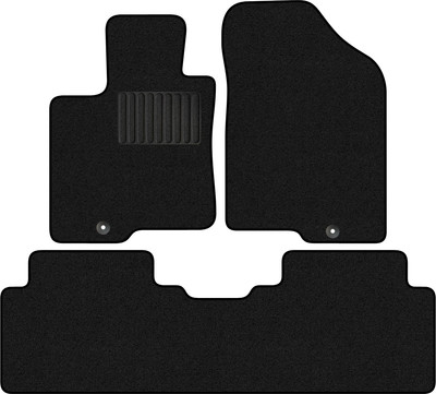 Комплект ковриков для авто Alicosta 2306_1_PR-6 для Kia Carens минивэн/UN 2006-2012 (ворс, черный) - 