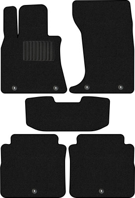 Комплект ковриков для авто Alicosta 2315_1_PR-6 для Kia K900 II седан/RJ 2018-н.в. (ворс, черный) - 