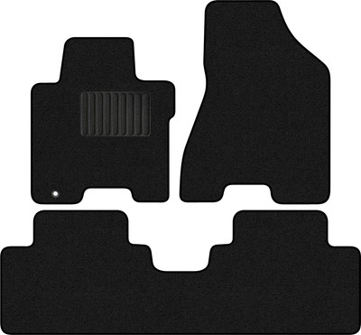 Комплект ковриков для авто Alicosta 0603_1_PR-6 для Kia Sportage II SUV/KM 2006-2010 (ворс, черный) - 