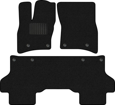 Комплект ковриков для авто Alicosta 1633_1_PR-6 для Land Rover Range Rover Autobiography V 2021-н.в. (ворс, черный) - 