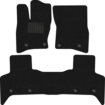 Комплект ковриков для авто Alicosta 2341_1_PR-6 для Land Rover Defender II SUV/90 2019-н.в. (ворс, черный) - 