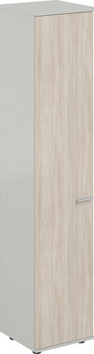 Шкаф Norden Левый 60x60x195.5 / SG.823.SH.OL.L (серый бархат/дуб светлый) - 