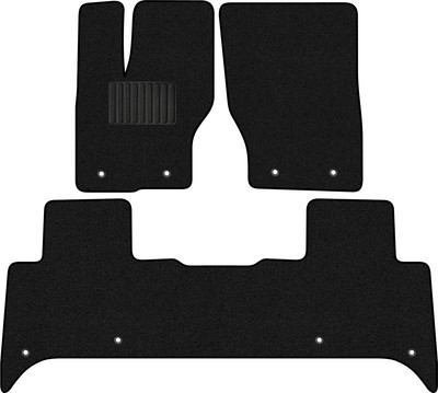 Комплект ковриков для авто Alicosta 0643_1_PR-6 для Land Rover Discovery Sport I SUV/L550 2019-н.в. (ворс, черный) - 