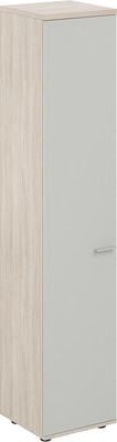 Шкаф Norden Левый 60x60x195.5 / SG.823.OL.SH.L (дуб светлый/серый бархат) - 