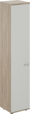 Шкаф Norden Левый 60x60x195.5 / SG.823.OD.SH.L (дуб темный/серый бархат) - 