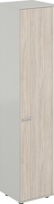 Шкаф Norden Правый 60x60x195.5 / SG.823.SH.OL.R (серый бархат/дуб светлый) - 