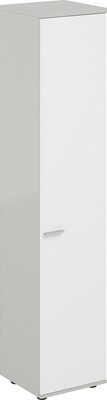 Шкаф Norden Правый 60x60x195.5 / SG.823.SH.WH.R (серый бархат/белый) - 