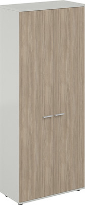 Шкаф Norden 80x40x195.5 / SG.824.SH.OD (серый бархат/дуб темный) - 