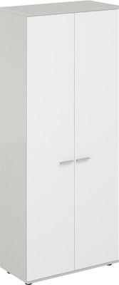 Шкаф Norden 80x40x195.5 / SG.824.SH.WH (серый бархат/белый) - 