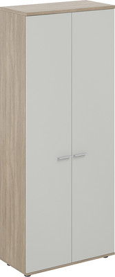Шкаф Norden 80x40x195.5 / SG.824.OD.SH (дуб темный/серый бархат) - 