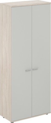 Шкаф Norden 80x40x195.5 / SG.824.OL.SH (дуб светлый/серый бархат) - 