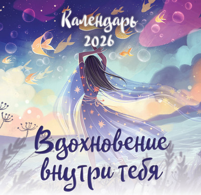Календарь настенный Эксмо Вдохновение внутри тебя. 2026 год (Кушиташвили Евгения 9785042171048) -