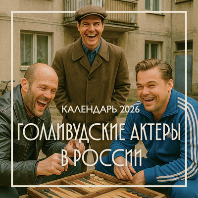 Календарь настенный Эксмо Голливудские актеры в России. 2026 год (9785042240812) -