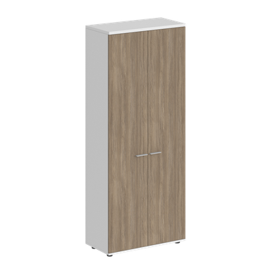 Шкаф Norden 80x60x195.5 / SG.825.WH.OD (белый/дуб темный) - 