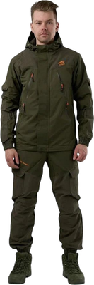 Костюм для охоты и рыбалки Taygerr Форс Таслан/Т.Хаки Весна-Осень -5 (р.44-46/170-176) -