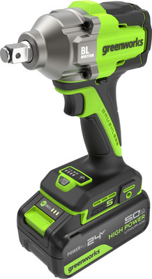 Аккумуляторный гайковерт Greenworks IW5500 / 3805007CUG - 