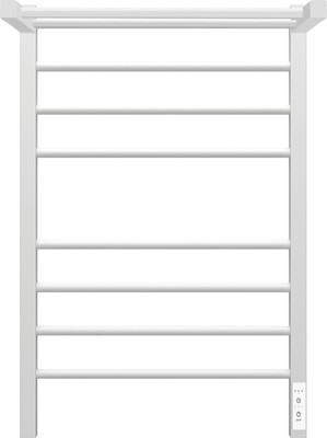 Полотенцесушитель электрический GRANULA Квадро Сплит 50х80 (с полкой, терморегулятором, белый) - 