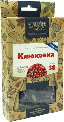 

Набор для приготовления настоек, № 38 Клюковка