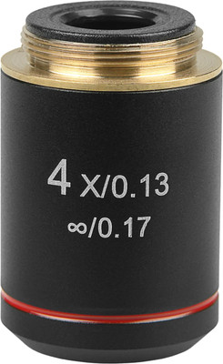 

Объектив для микроскопа, 4x/0.13 беск/0.17 Achromat DIN / 32916