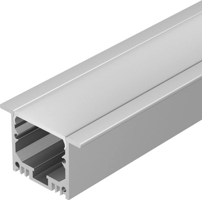 

Профиль для светодиодной ленты, SL-LINIA49-F-2500 ANOD+OPAL / 020469
