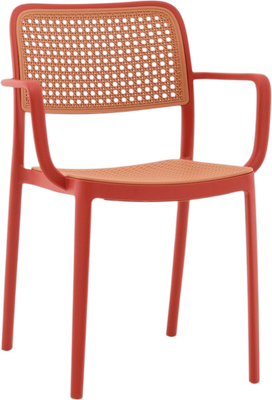 Стул Stool Group Yona с подлокотниками / PP-297 (красный) -