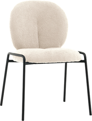 Стул Stool Group Моллек / AV 438-Fl01-9005 (букле молочный) -