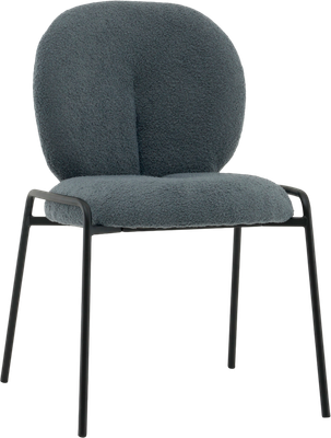 Стул Stool Group Моллек / AV 438-Fl83-9005 (букле темно-серый) -