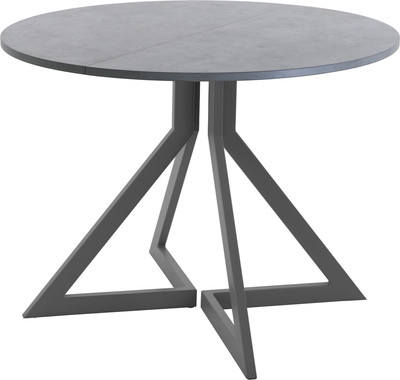 Обеденный стол AMC Elite Е20(800) D1 (графит/бетон чикаго светло-серый) -