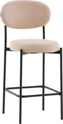 Стул барный Stool Group Бриф DD / AV 477-C05-9005 PP (велюр бежевый) -