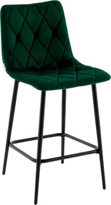 Стул барный Stool Group Одди Diamond / AV 443PB-Cdf-9005 PP (велюр темно-зеленый) - 
