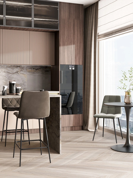 Купить Стул барный Stool Group Одди Diamond / AV 443PB-Cst-9005 PP в Жодино