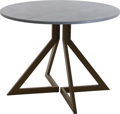 Обеденный стол AMC Elite Е20(900) D1 (коричневый/бетон чикаго светло-серый) -