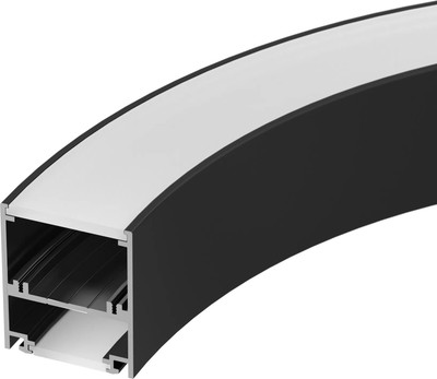 

Профиль для светодиодной ленты, SL-ARC-5060-D1500-A90 BLACK / 029270