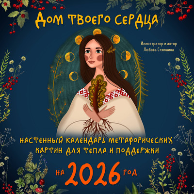 Календарь настенный Эксмо Дом твоего сердца 2026 год (9785042181528) - 