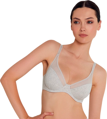 Бюстгальтер Mark Formelle 512537 (р.85D, серый меланж 4306-А) - 