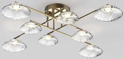 Люстра Евросвет 50389 LED (латунь) -