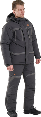 Костюм для охоты и рыбалки Taygerr Рыболов 2 Таслан/Оникс Зима -45 (р.52-54/182-188) - 